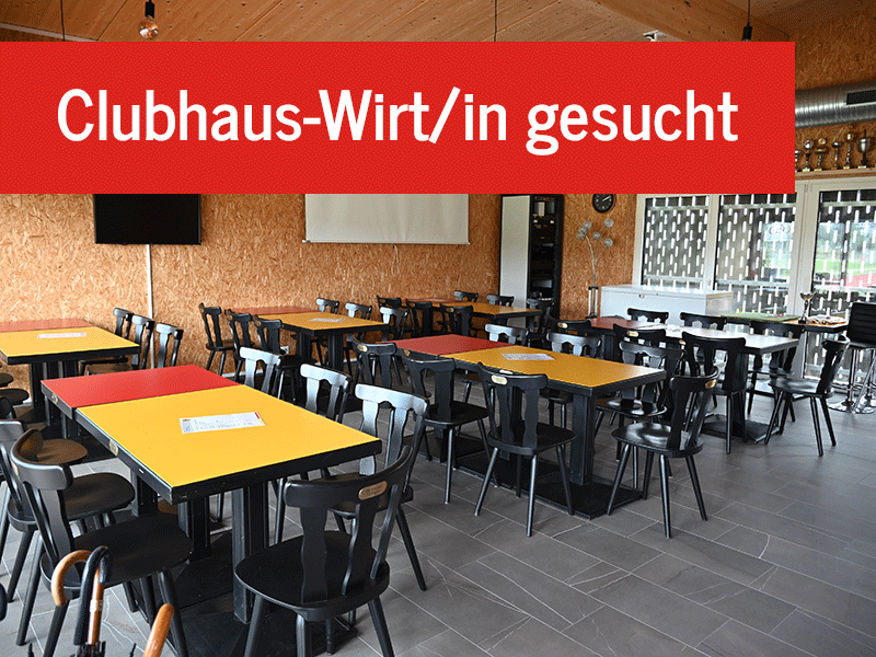 Clubhaus-Wirt/in gesucht