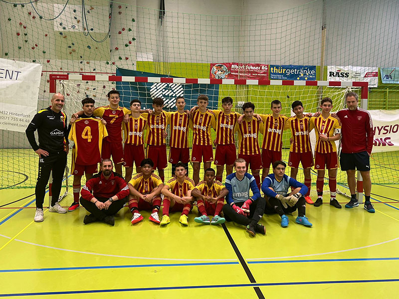Junioren B: FCM gewinnt Futsal Cup in Altstätten SG