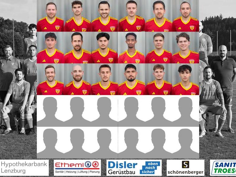 1. Mannschaft: Unsere Löwen stellen sich vor