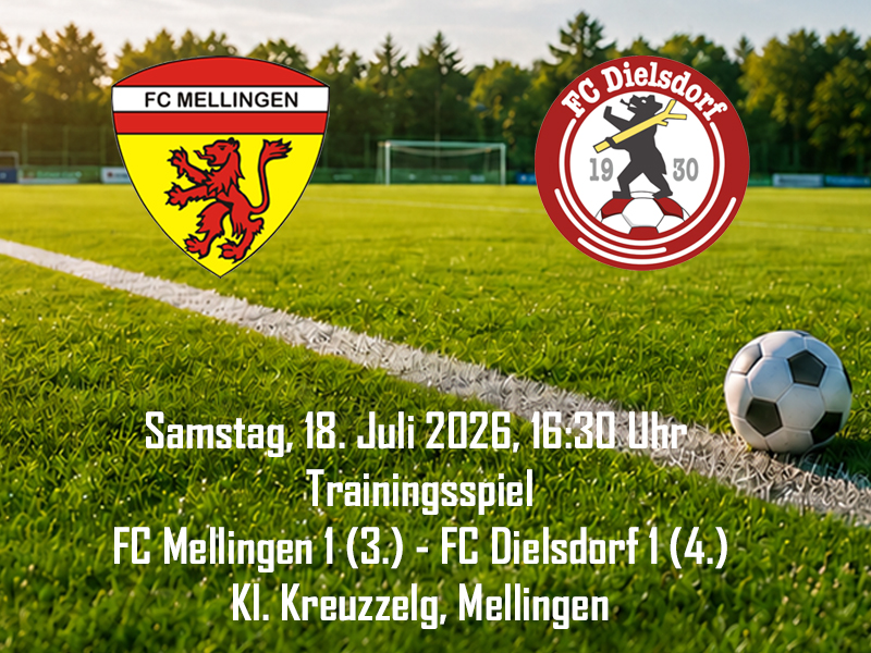 Trainingsspiel FC Mellingen - FC Dielsdorf