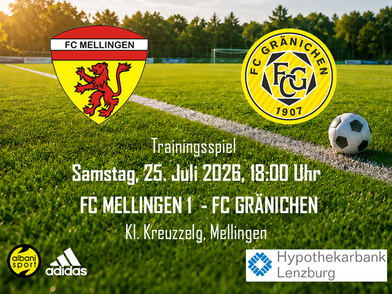 Trainingsspiel FC Mellingen - FC Gränichen