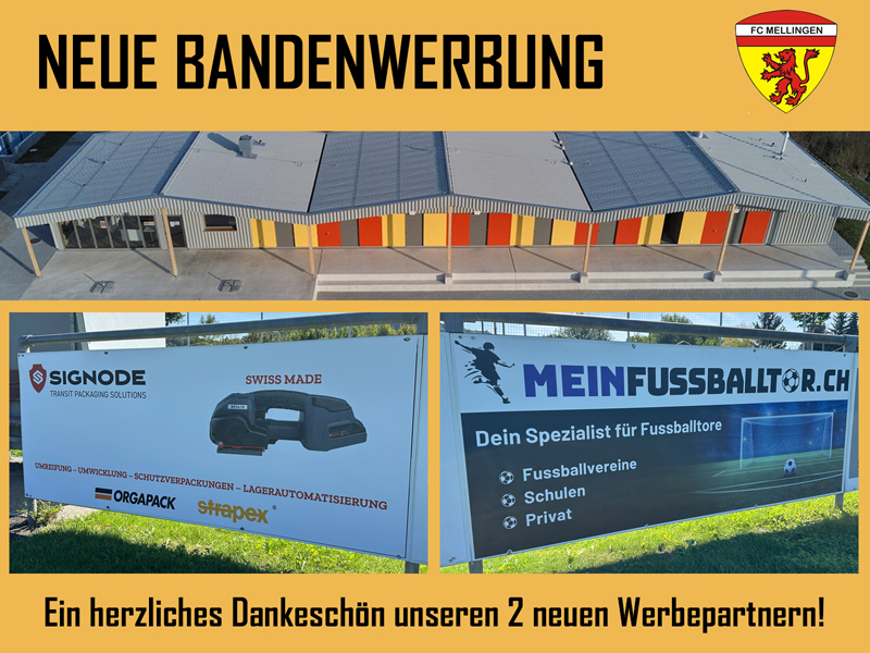 Zwei neue Werbepartner