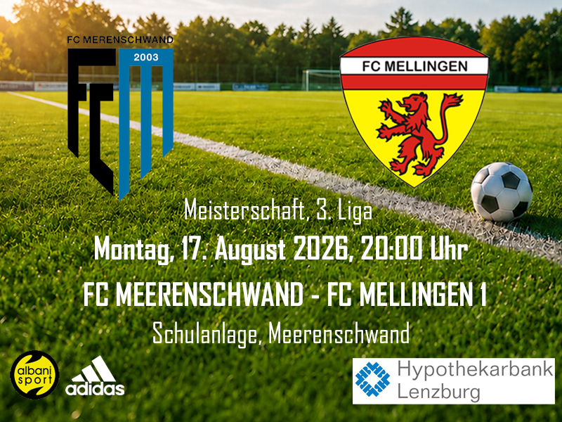 Meisterschaft FC Meerenschwand - FC Mellingen 1
