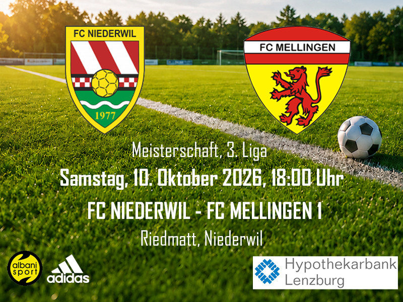 Meisterschaft FC Niederwil  - FC Mellingen